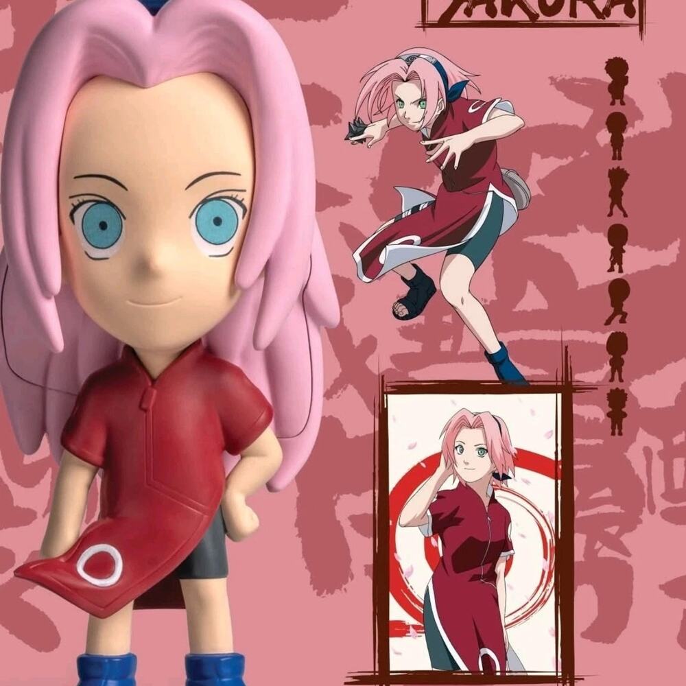 NARUTO X BURGER KING Kids Meal Toy Sakura SEALED